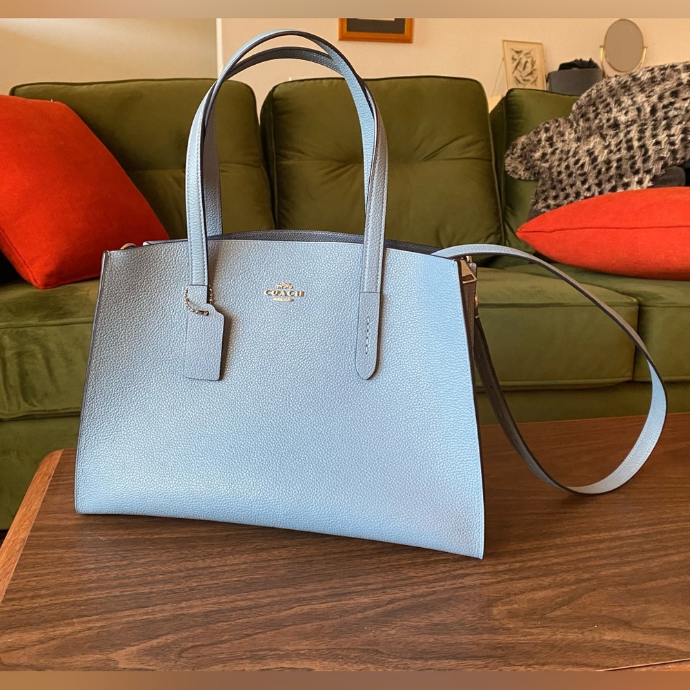 Coach Charlie carryall - pebble leather